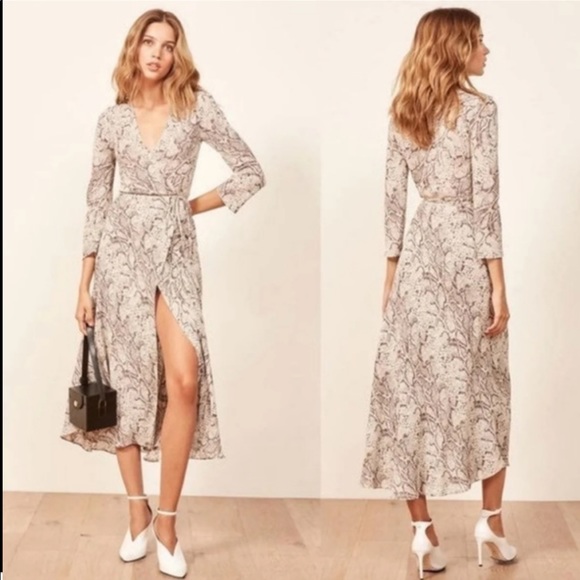 Reformation Jaz Dress in Python Print Small - Picture 2 of 10